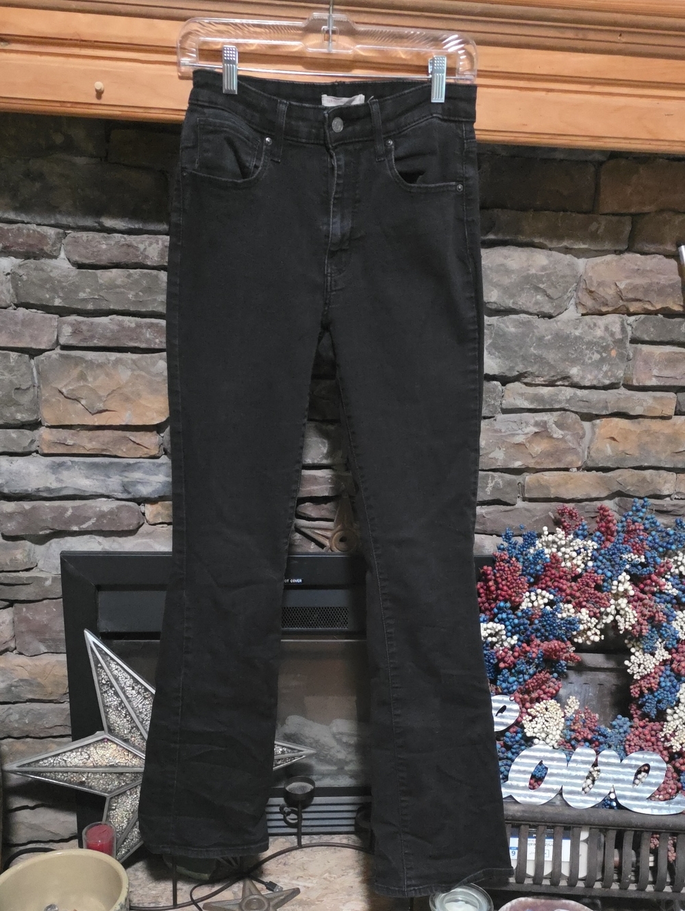 Levi's Black High Rise Bootcut Sz 30